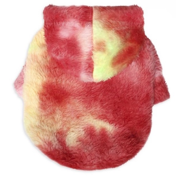 LITTLE BEAST Fleece Tie Dye Dog Hoodie size M - Picture 1 of 4